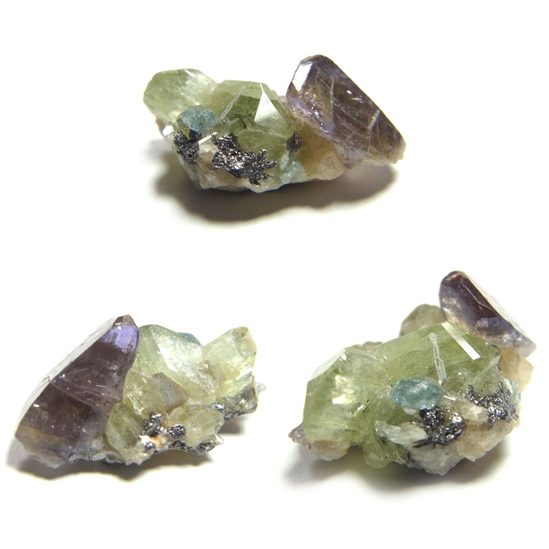 ダイオプサイド(Diopside)/タンザナイト(Tanzanite)/アパタイト(Apatite)