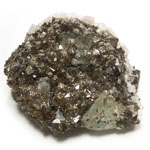 フローライト(Fluorite)/パイライト(Pyrite)/クォーツ(Quartz)/カルサイト(Calcite)