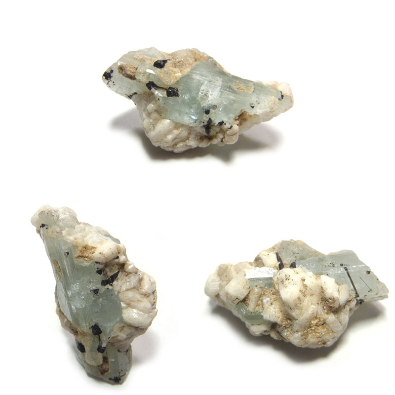 アクアマリン(Aquamarine)/ショール(Tourmaline)/フェルドスパー(Feldspar)